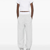 ALEXANDER WANG - Women Essential Jersey Puff Logo Shrunk Tee