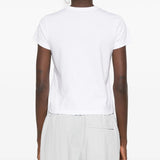 ALEXANDER WANG - Women Essential Jersey Puff Logo Shrunk Tee