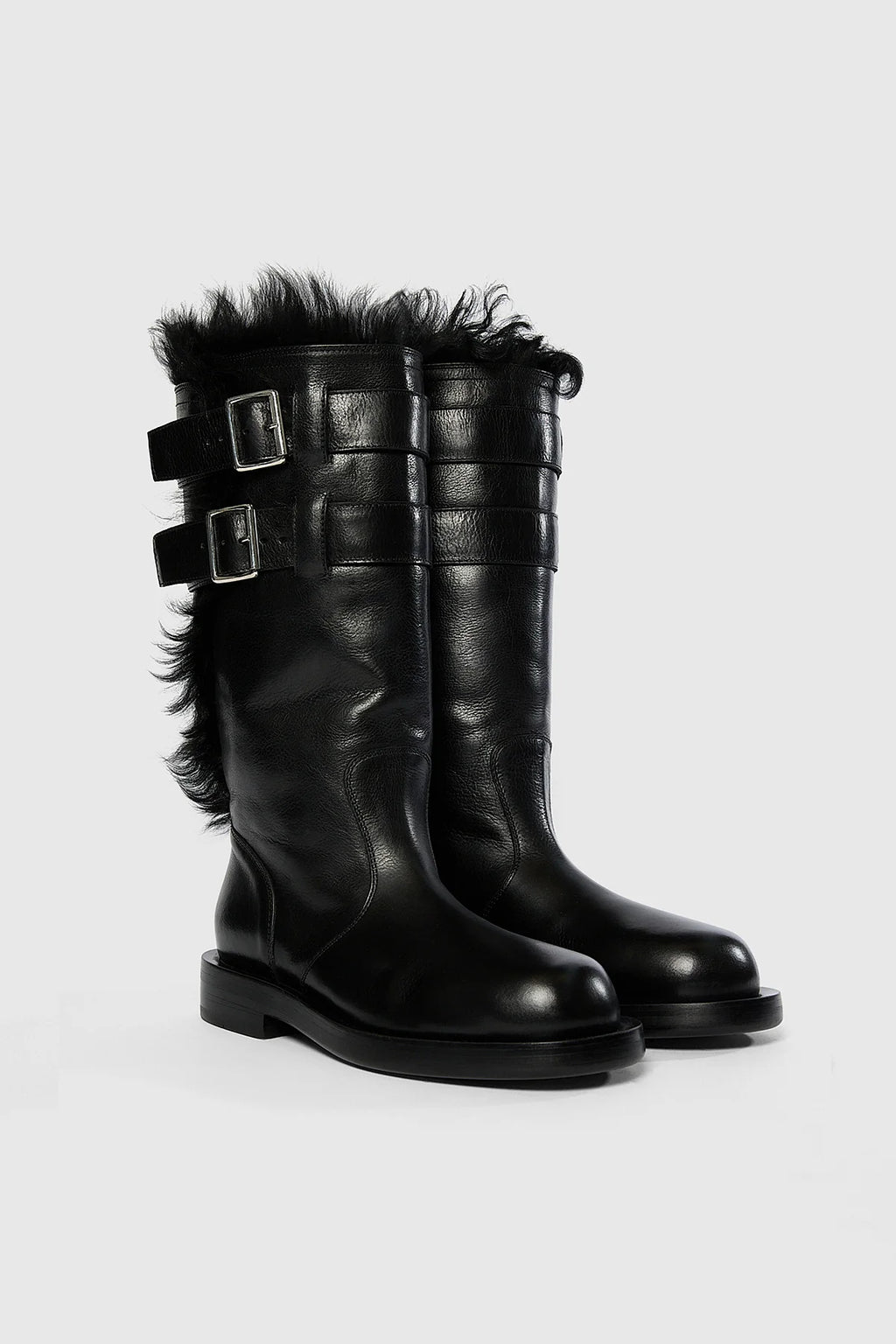 ANN DEMEULEMEESTER - Women Milan Soft Biker Boots