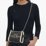 MARC JACOBS - Women The Denim Chain Crossbody Tote Bag