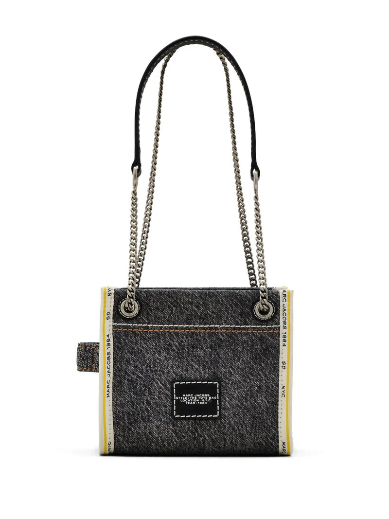 MARC JACOBS - Women The Denim Chain Crossbody Tote Bag