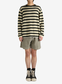 THE ELDER STATESMAN - Men Sinful Stripe Crew Knitwear