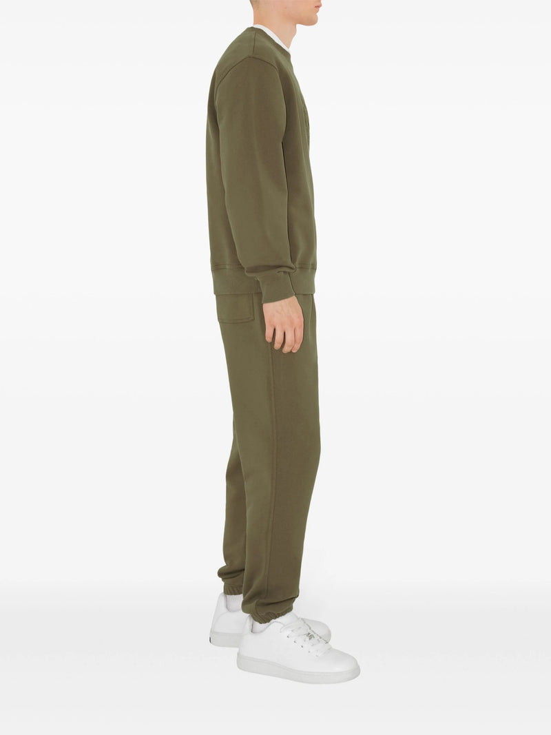 BURBERRY - Men Logo Cotton Jogging Pants