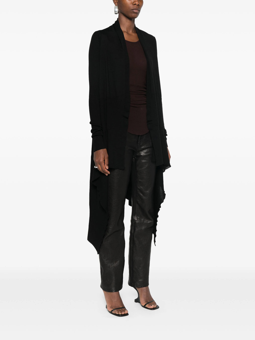 RICK OWENS - Women Long Wrap Cardigan