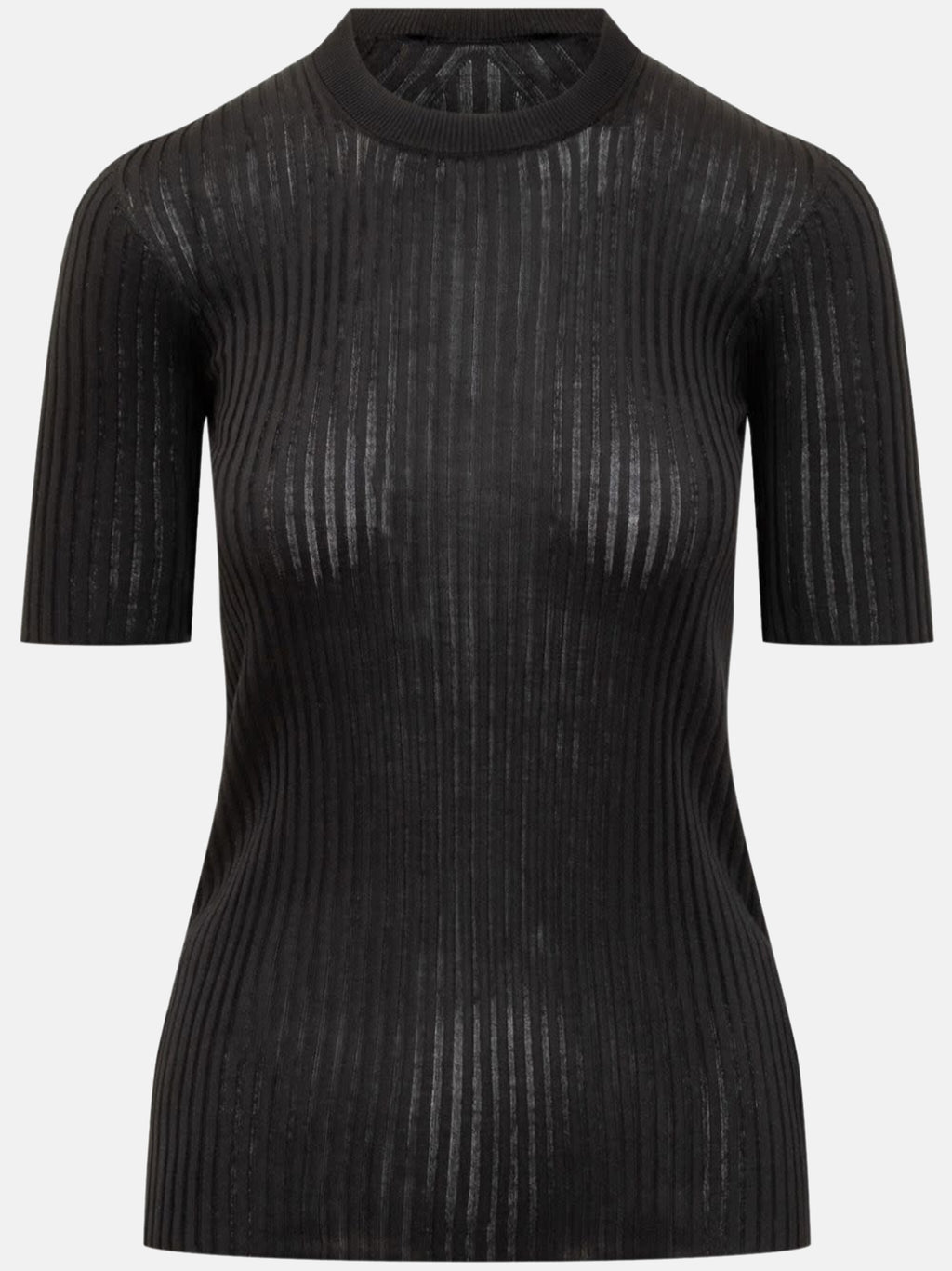 JIL SANDER - Women Ribbed Crewneck T-Shirt