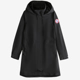 Black coat, front view