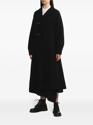 Y'S - Women Long Toggle Button Coat