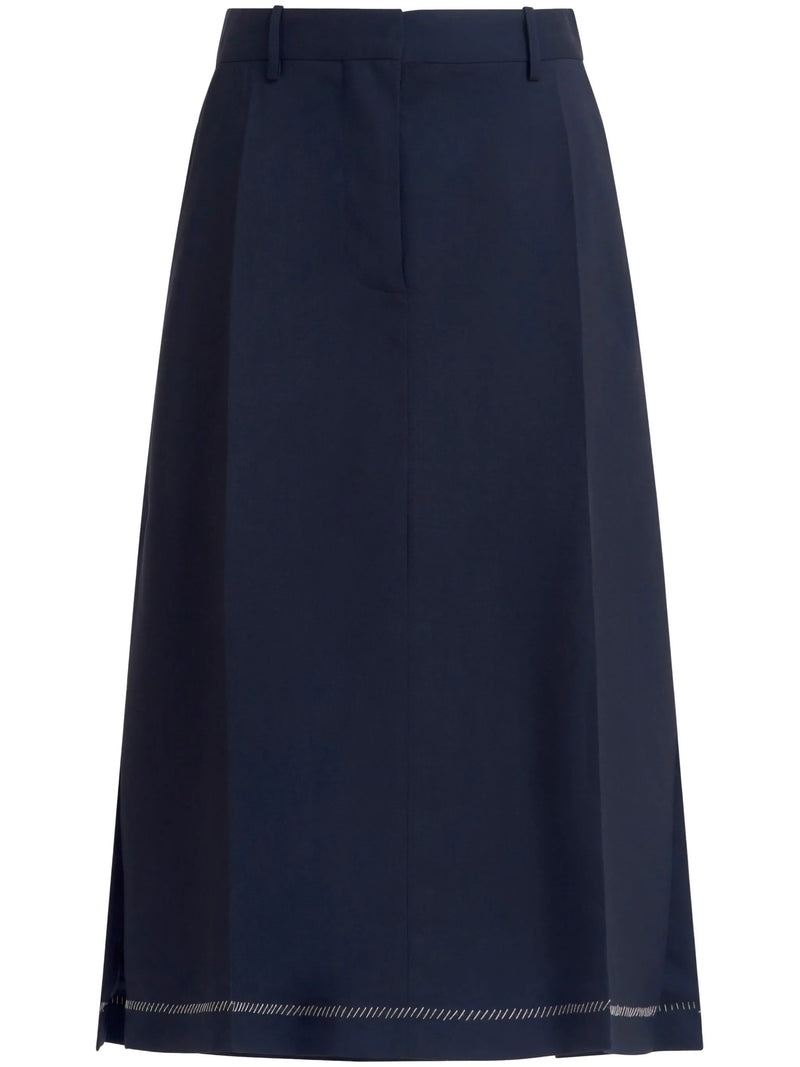 MARNI Women Asymmetric Hem Wool Skirt