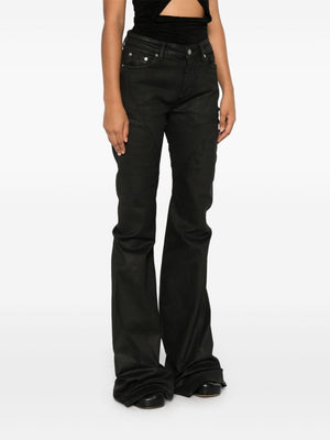 RICK OWENS DRKSHDW - Women Bias Bootcut Pants