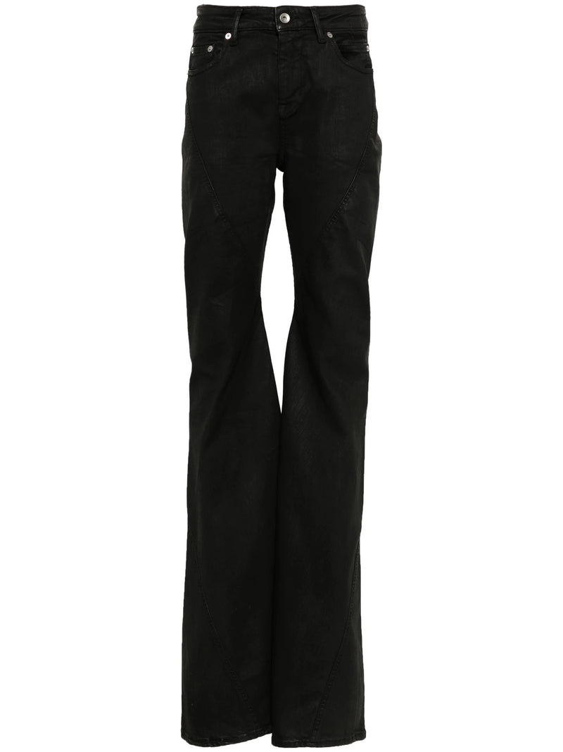 RICK OWENS DRKSHDW - Women Bias Bootcut Pants