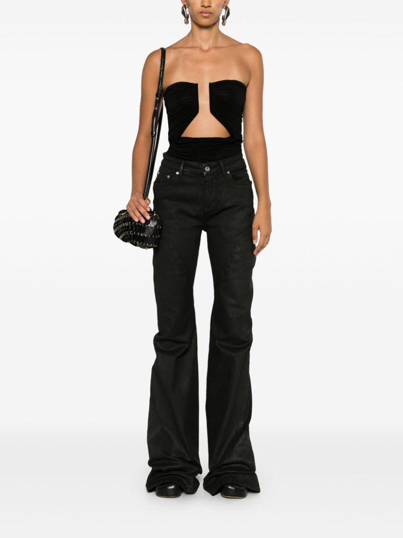 RICK OWENS DRKSHDW - Women Bias Bootcut Pants