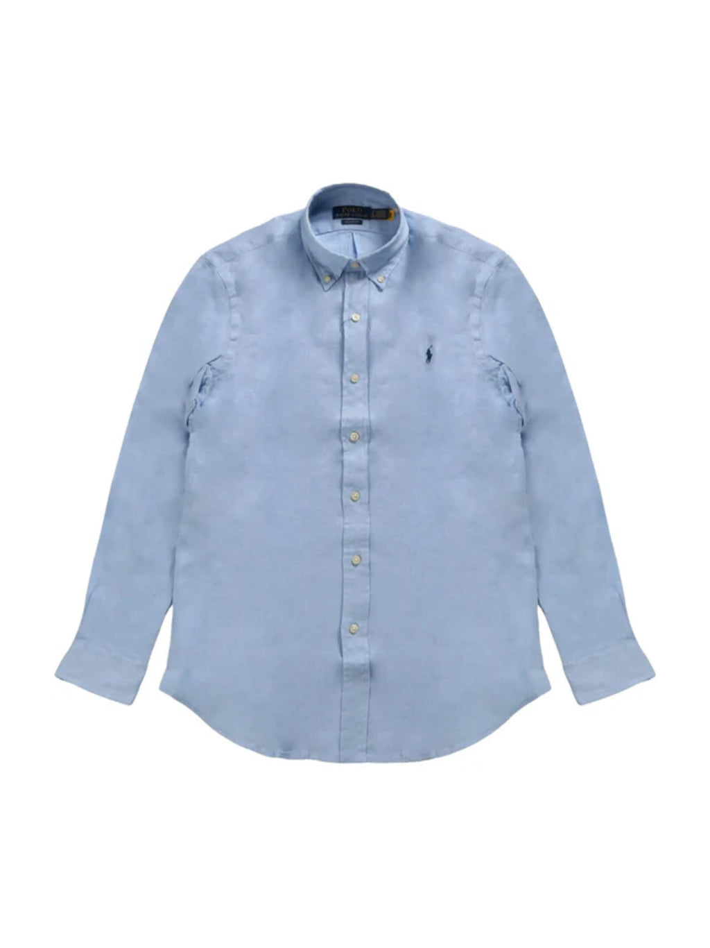 POLO RALPH LAUREN - Men Long-Sleeve Piece Dye Linen Sport  (V1) Shirt