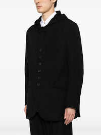 YOHJI YAMAMOTO POUR HOMME - Men Wool Hooded Blazer