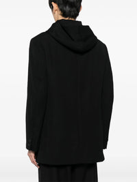 YOHJI YAMAMOTO POUR HOMME - Men Wool Hooded Blazer