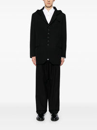 YOHJI YAMAMOTO POUR HOMME - Men Wool Hooded Blazer