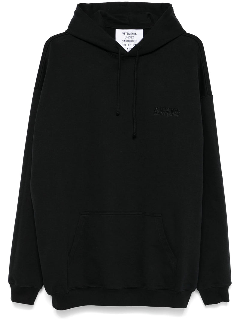 VETEMENTS - Unisex Inside-Out Label Hoodie