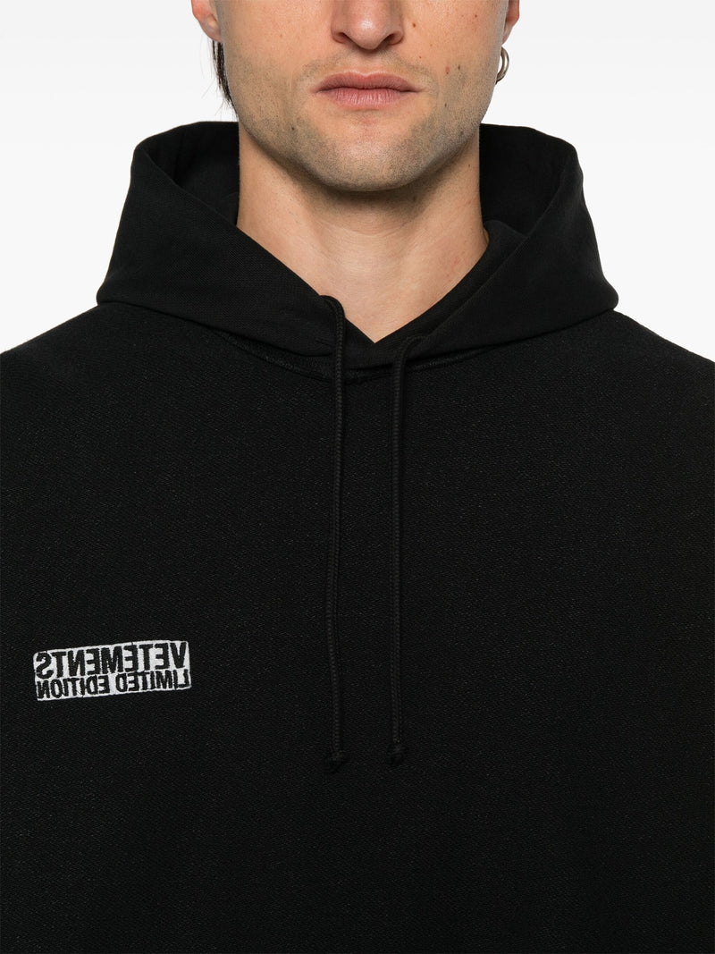 VETEMENTS - Unisex Inside-Out Label Hoodie