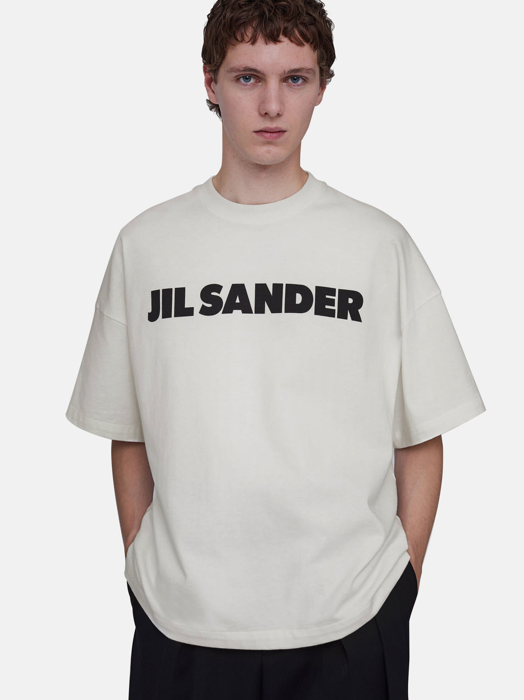 JIL SANDER - Men Logo Print T-Shirt