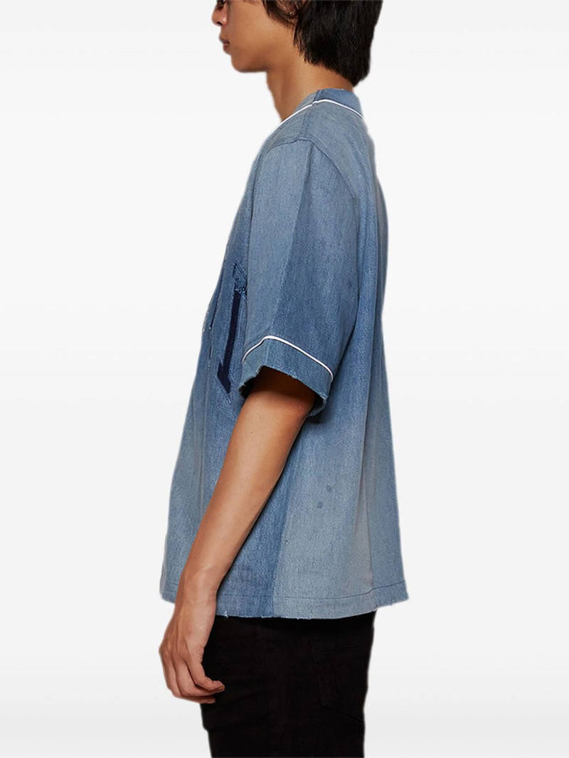 AMIRI - Men Sunfaded Baseball Shirt