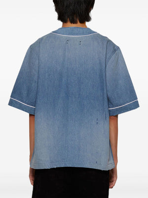 AMIRI - Men Sunfaded Baseball Shirt