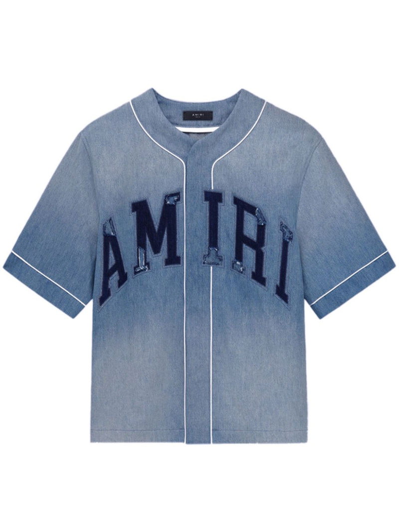 AMIRI - Men Sunfaded Baseball Shirt