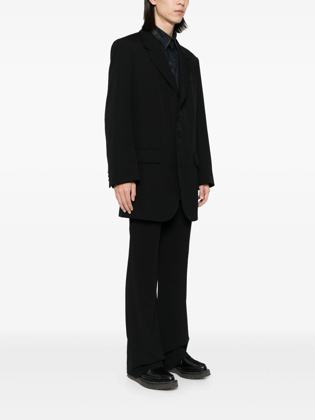 YOHJI YAMAMOTO POUR HOMME - Men Long Wool Blazer