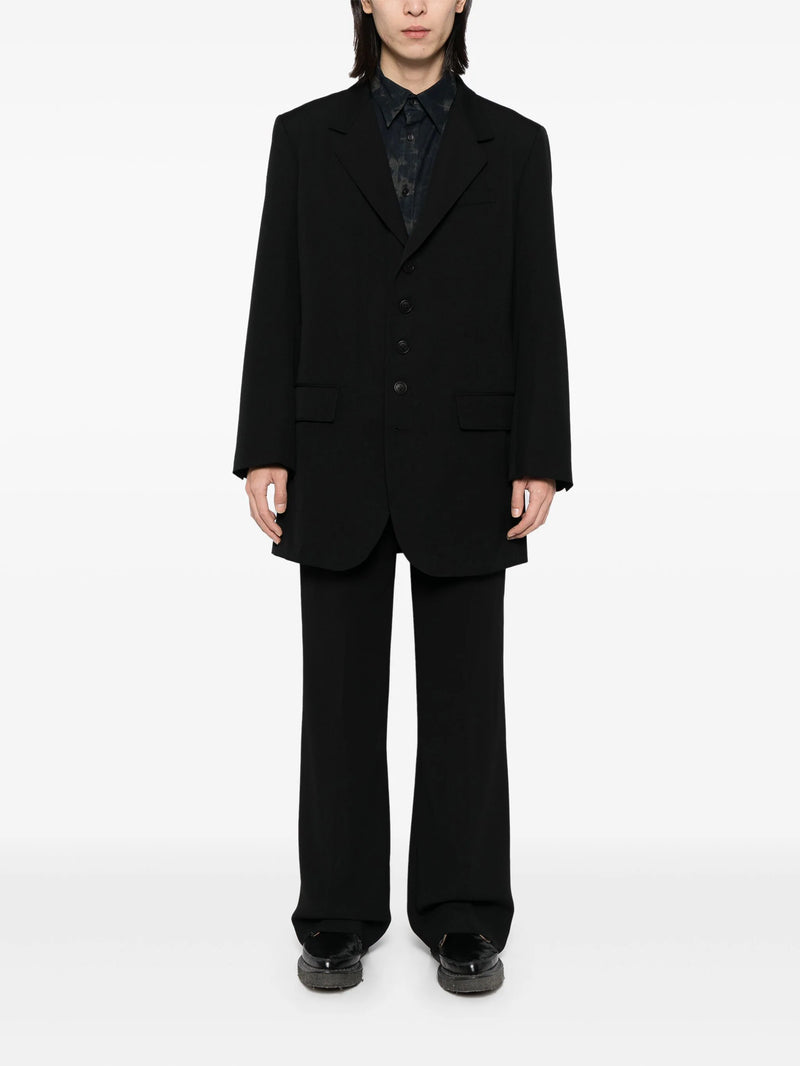 YOHJI YAMAMOTO POUR HOMME - Men Long Wool Blazer