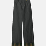 BURBERRY - Women W. Check Lining Trousers