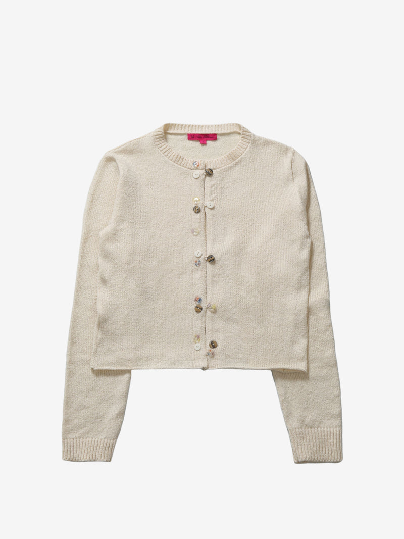 THE ELDER STATESMAN - Women Nora Lite Crew Cardigan