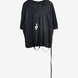 Black T-shirt, front view