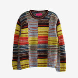 Yellow sweater, front view