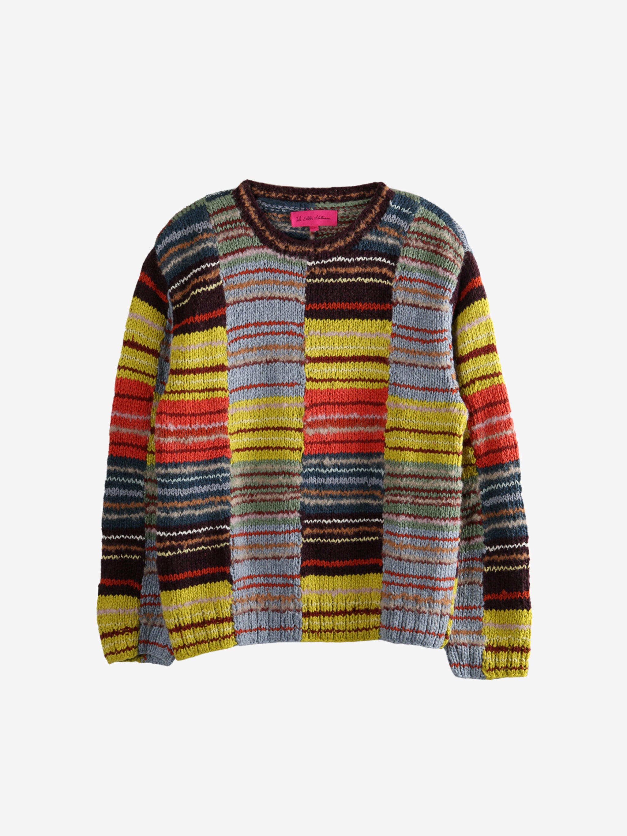 Yellow sweater, front view