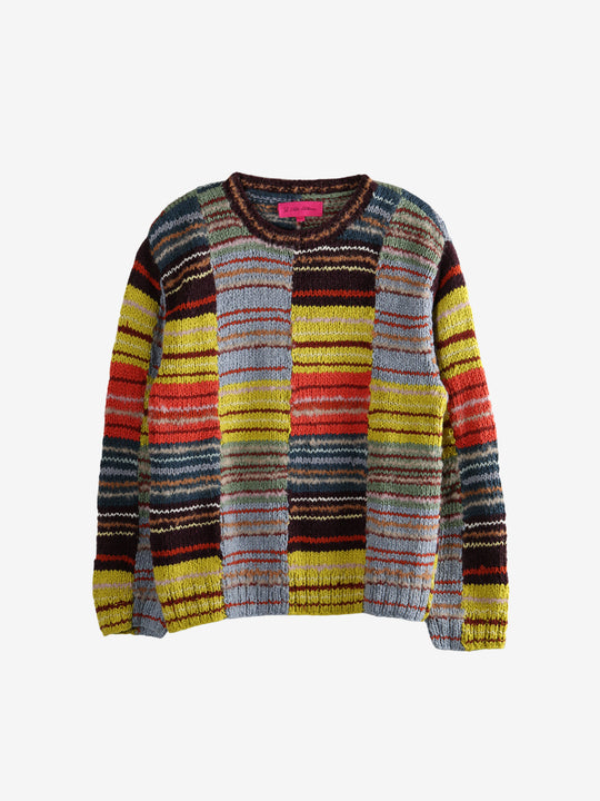 Yellow sweater, front view