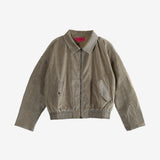 Tan jacket, front view