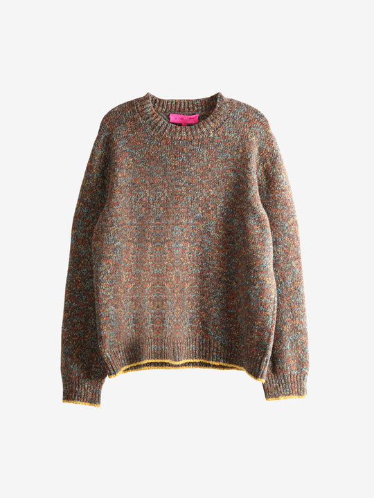 Brown knitwear, front view