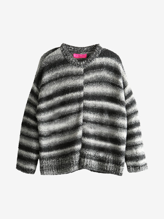 Black knitwear, front view