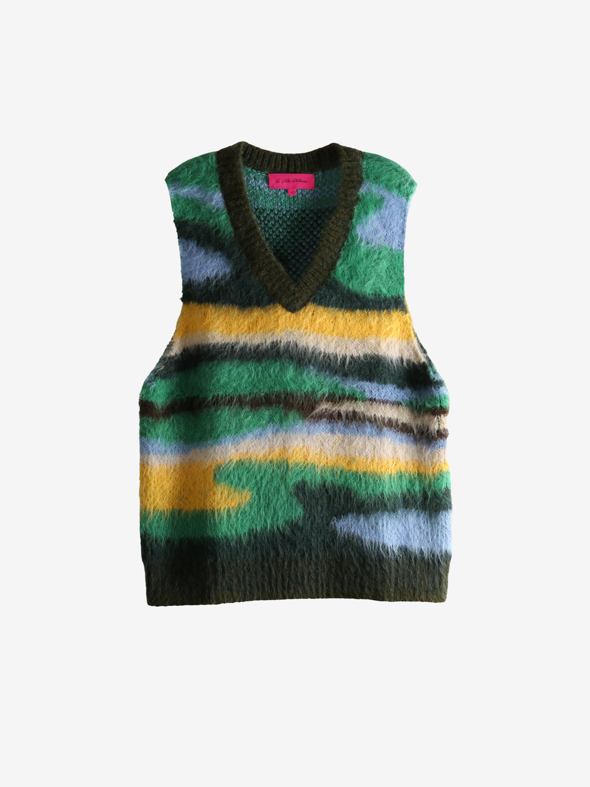 Green vest, front view