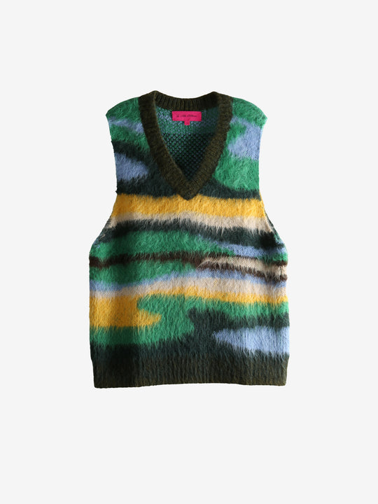 Green vest, front view