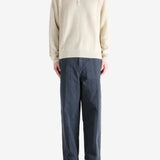 Beige sweater, full body view