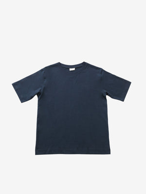 Navy tee, front view