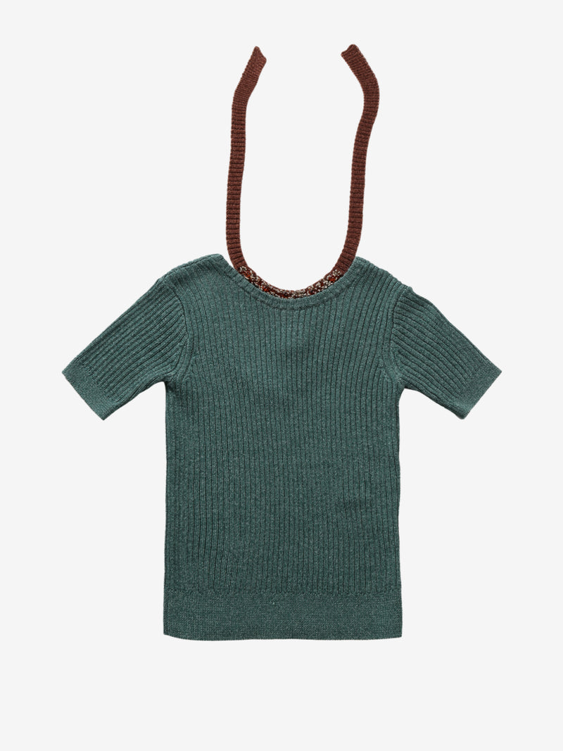 Green T-shirt, front view