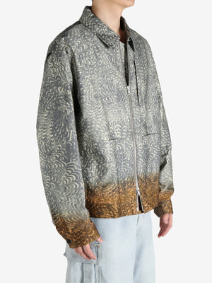 DRIES VAN NOTEN - Men Printed Cotton Jacket