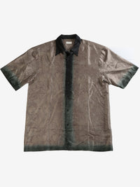 DRIES VAN NOTEN - Men Silk Short Sleeved Shirt