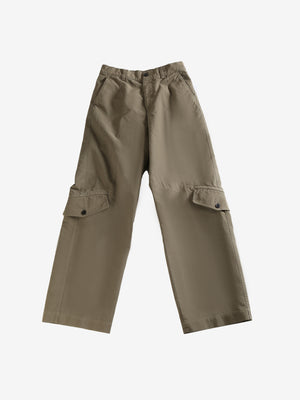 DRIES VAN NOTEN - Men Cotton Cargo Khaki Pants