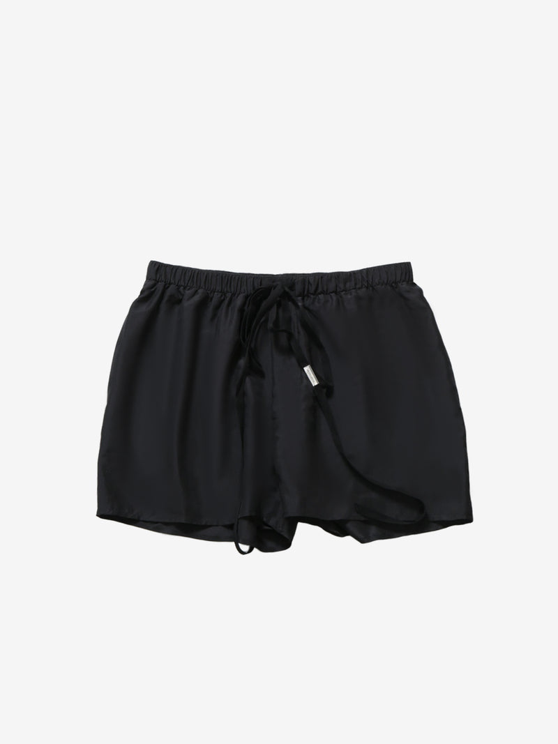 ANN DEMEULEMEESTER - Women Washed Silk Boxer Shorts