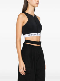 OFF-WHITE - Women Logoband Zipped Rowing Top