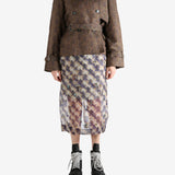 Brown coat, full body view