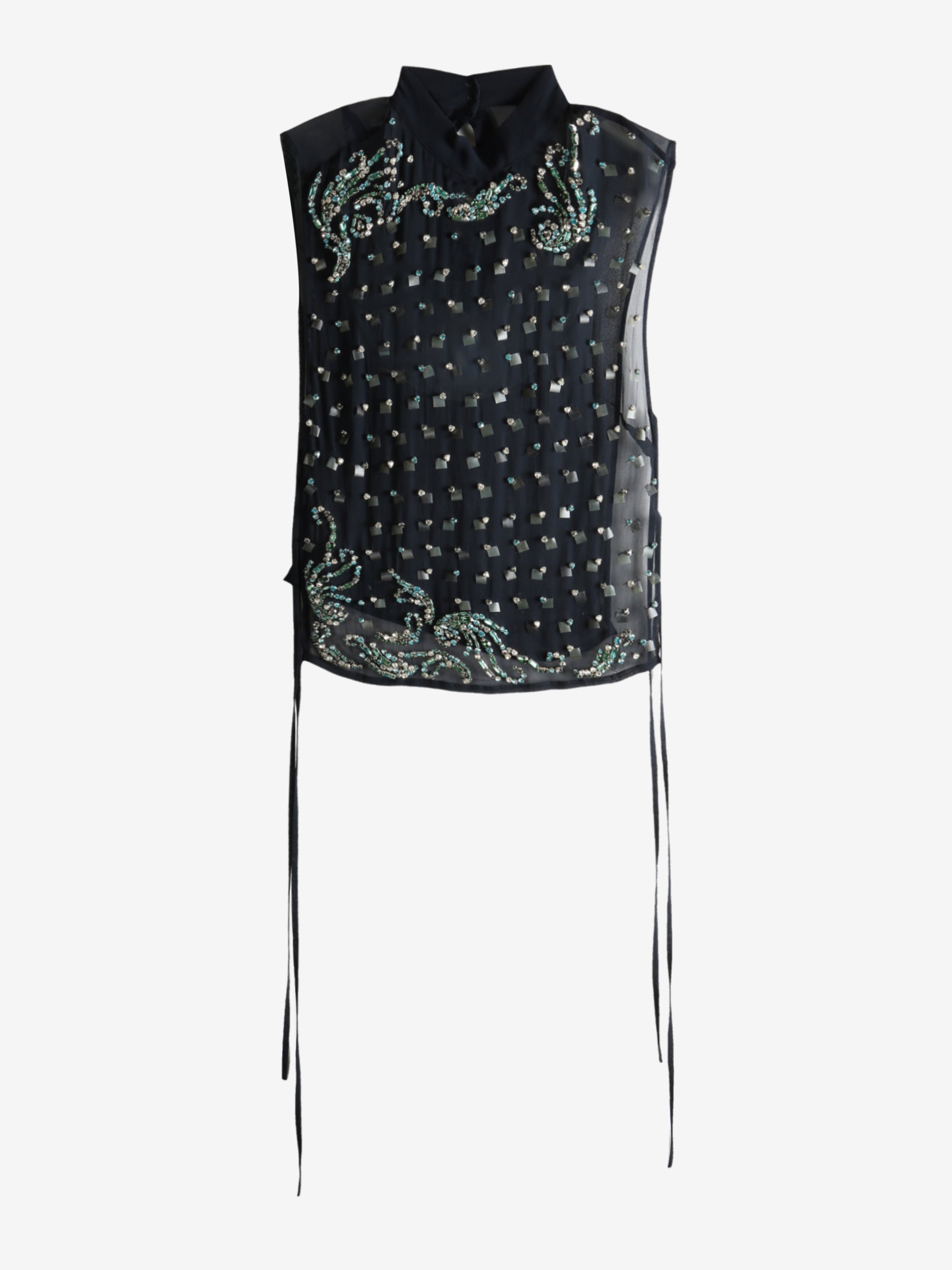 Green top,front view