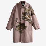 Pink coat, front view