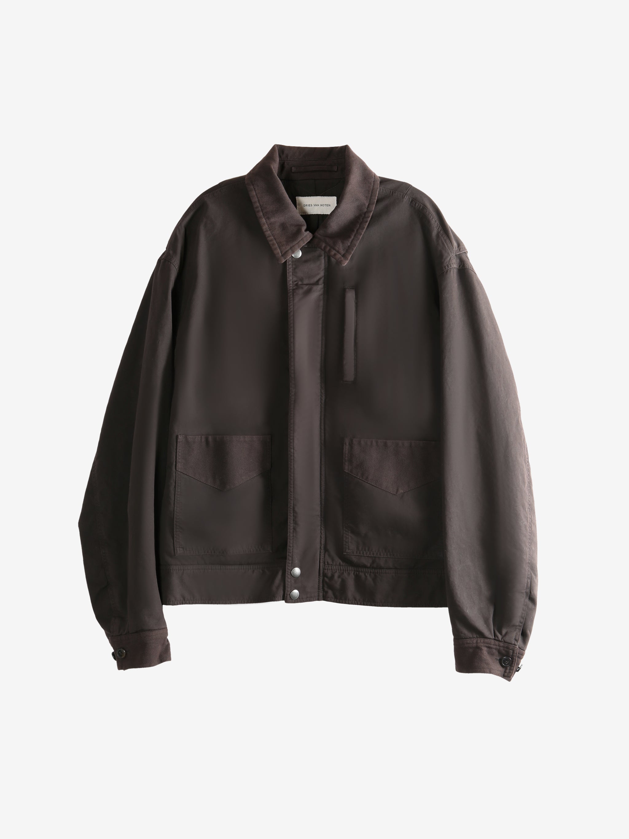 Brown jacket, front view